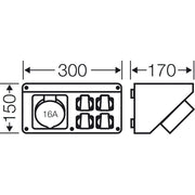 Hensel - Pultsystem Mi Connection Box Mi CB 16 16A,5p,400V,6h