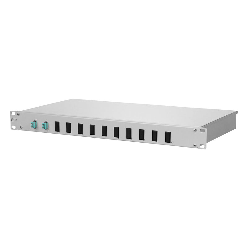 Metz Connect - Patchpanel LWL Patchfeld splice 1502557702-F 2xLC-Duplex OM3,12er