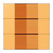 Jung - Abdeckung/Bedienelement für Installationsschalterprogramme Tastensatz 3fach LC 503 TSA 254 ocre jaune clair