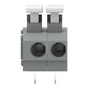 WAGO - Leiterplattenklemme 235-402/331-000 Drücker,1,5mm²,grau − 105 Stück
