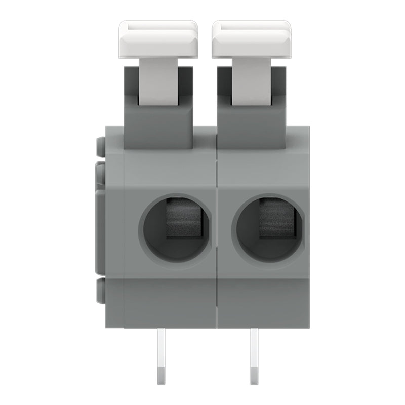 WAGO - Leiterplattenklemme 235-402/331-000 Drücker,1,5mm²,grau − 105 Stück