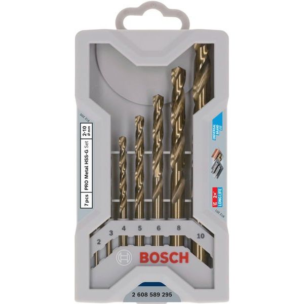Bosch - Bohrer-Set PRO Metal HSS-G 2608589295 Spiralbohrer Set
