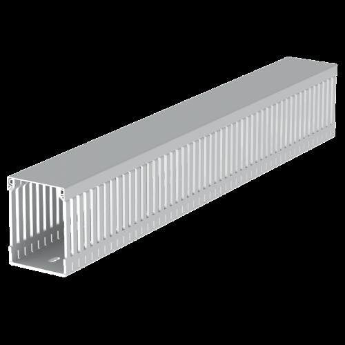 Unex - Verdrahtungskanal lgr 80.60.88 RAL7035 80x60 − 2 Meter