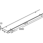 Rico - Deckel für Kabeltragsystem Abdeckung 15W12-400-R Bogen 90Grad