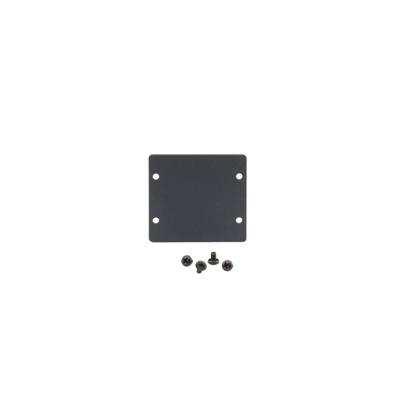 Kramer - Kommunikationstechnik-Adapter Wandplatten-Einsatz W-2BLANK(B) DoppelBlindplatte,sw