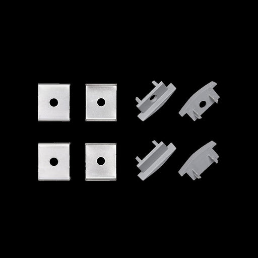 Nobile - Zubehör/Ersatzteile für Lichtschlauch/-band Ersatzkit für Alu T-Profil 5011146808 grau − 1 Stück