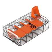 WAGO - Steckklemme Compact-Verbindungsklemme 221-415 5-Leiter bis 4qmm − 25 Stück