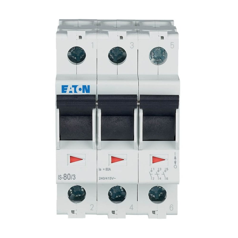 Eaton - Schalter für Reiheneinbau Hauptschalter IS-80/3