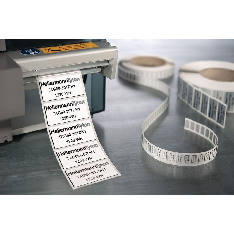 HellermannTyton - Kennzeichnungsmaterial Etiketten TAG#596-00581 VE1000 45-15TDK1-1221-SR
