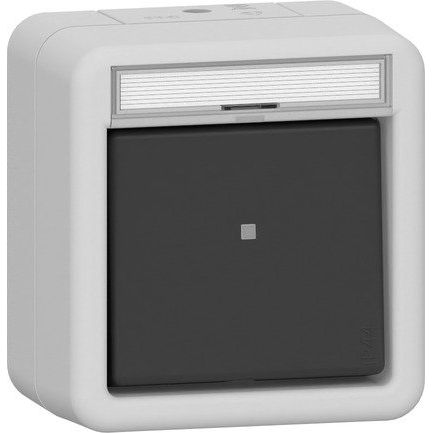 Gira - Installationsschalter Wipp-Kontroll 311230 Aus 2-p BSF WG AP gr