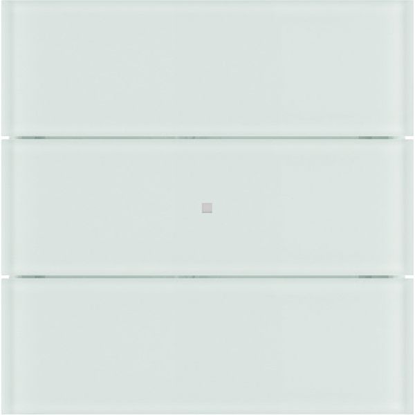 Berker - Bussystem-Tastsensor Tastsensor 3fach 75163590 Glas polarweiß