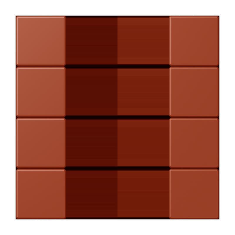 Jung - Abdeckung/Bedienelement für Installationsschalterprogramme Tastensatz 4fach LC 504 TSA 232 locre rouge