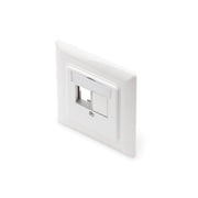 DIGITUS - Kommunikationsanschlussdose Kupfer Leerdose Keystone Module DN-93832 50x50 Zentralplatte