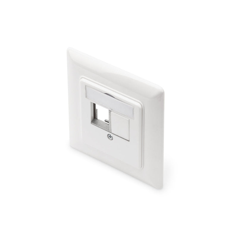 DIGITUS - Kommunikationsanschlussdose Kupfer Leerdose Keystone Module DN-93832 50x50 Zentralplatte