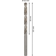 Bosch - Bohrer PRO Metal HSS-G 2608585498 Spiralbohrer 6,3 x
