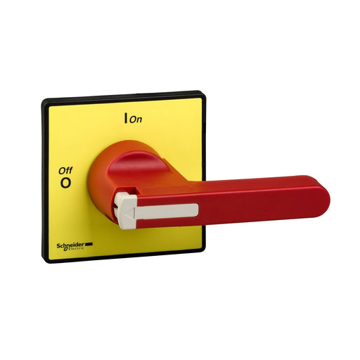 Schneider Electric - Handgriff für Schaltgeräte Front-Drehgriff KDF3PZ langer roter Griff