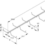 Niedax - Gitterrinne Deckenträger DT 50.300 DV 50x300x2000mm − 2 Meter