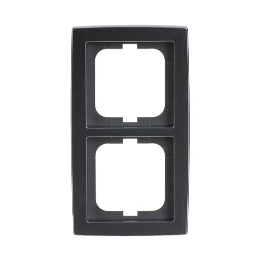 Busch-Jaeger - Abdeckrahmen Rahmen 2-fach 1722-80 chrom matt  − 1 Stück
