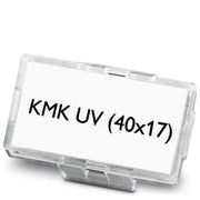 Phoenix Contact - Kabelmarkierungssystem Kabelmarkerträger KMK UV (40X17) transparent, 40x17mm − 50 Stück