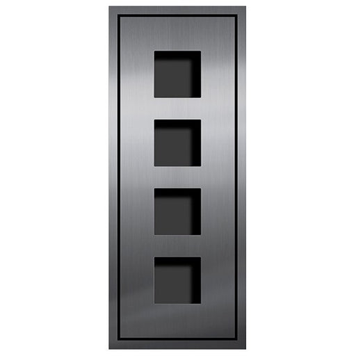 TCS Tür Control - Montageelement für Türstation Inputzmontageset ZAU2064-0030 4 AMI-Modul, 1-spal