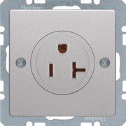 Berker - Steckdose SK NEMA 41686084 5-20 R Q.1/Q.3 alu