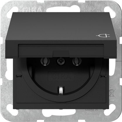 Gira - Steckdose KD 4454005 Schwarz