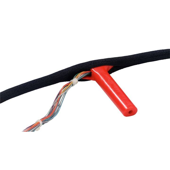 ABB Stotz S&J T&B - Kabelschutz für Installationskanal Gewebeschlauch CPS19W-25-FR-EU Polyester, -50-125°C − 2 Stück