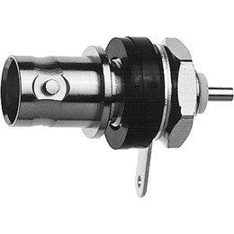 Telegärtner - Koax-Steckverbinder BNC-Einbaubuchse 100023442 50Ohm löt m.Iso-Sch