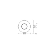Ledvance - Mechanisches Zubehör/Ersatzteile für Leuchten Sanierungsring SP RING D180 WT D180, ws
