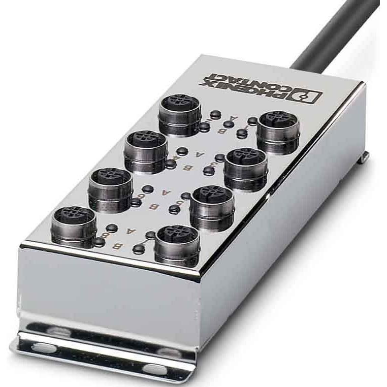 Phoenix Contact - Passiver Sensor-/Aktor-Verteiler (mit Leitung) Sensor-/Aktor-Box SACB-8/16-L #1555541