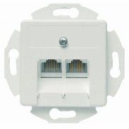 Telegärtner - Kommunikationsanschlussdose Kupfer Anschlussdose Cat.6A apws 100022962 UMJ45 8/8 K UP/50 − 5 Stück