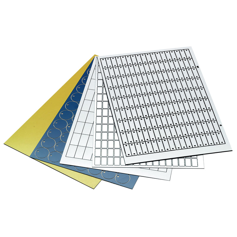 Murrplastik - Kennzeichnungsmaterial Duomatte DM 27x18 SI/SW − 90 Stück