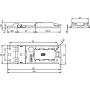 WAGO - Tragschienenadapter 787-897/000-010 aus Zinkdruckguss − 1 Stück