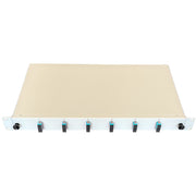 Paschke - Patchpanel LWL Spleissbox ausziehbar 19" 443705AQ-06SA 6xSCd OM3 AQUA
