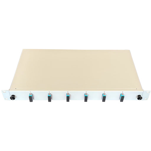 Paschke - Patchpanel LWL Spleissbox ausziehbar 19" 443705AQ-06SA 6xSCd OM3 AQUA