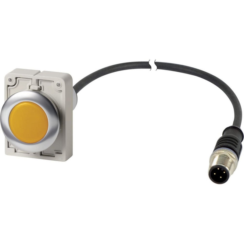Eaton - Leuchtmelder, Komplettgerät Leuchtmelder 4polig 1m C30C-FL-Y-24-P5 24V M12A-Stecker