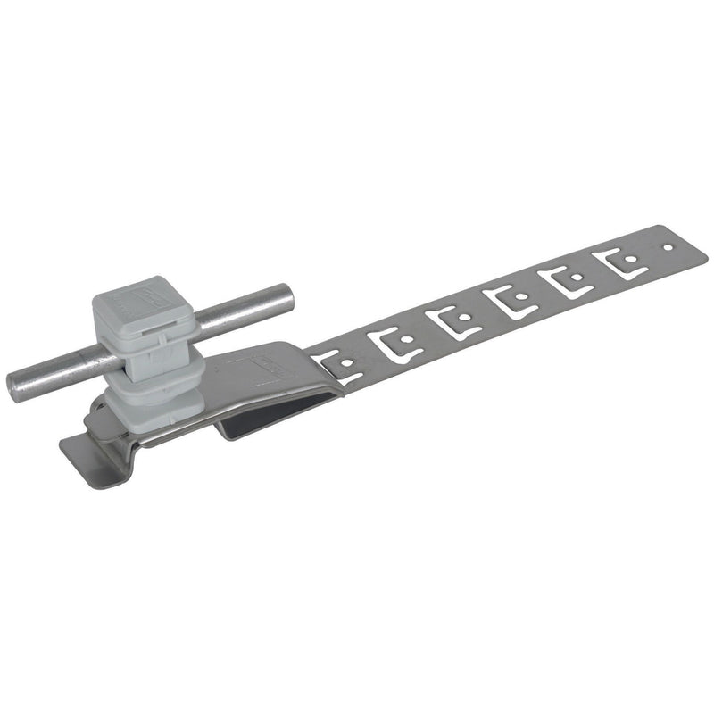 DEHN - Dachleitungshalter für Blitzschutz Dachleitungshalter LHUS8H16L205KTGRV2A UNIsnap NIRO/grau