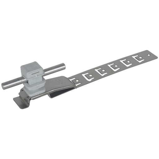 DEHN - Dachleitungshalter für Blitzschutz Dachleitungshalter LHUS8H16L205KTGRV2A UNIsnap NIRO/grau