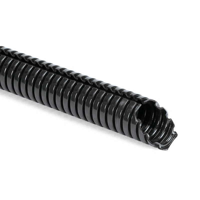 HellermannTyton - Kunststoff-Wellschlauch Kunststoffschlauch HG-ELWS25-PA6-BK(50) schwarz 50 m − 50 Meter