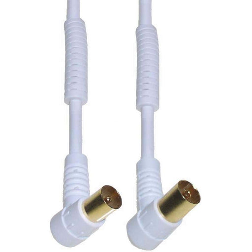 E+P Elektrik - Konfektioniertes Koaxkabel Winkelanschlusskabel HFW 202 G ws 2,5m