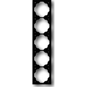 Busch-Jaeger - Abdeckrahmen Rahmen 5-fach 1725-775 schwarz matt, impuls