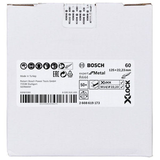 Bosch - Trenn-/Schleifscheibe X-LOCK 2608619173 Fiberschleifscheibe