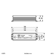 EVN Lichttechnik - LED-Betriebsgerät LED-Netzgerät K 12075 12VDC 0-75W IP67
