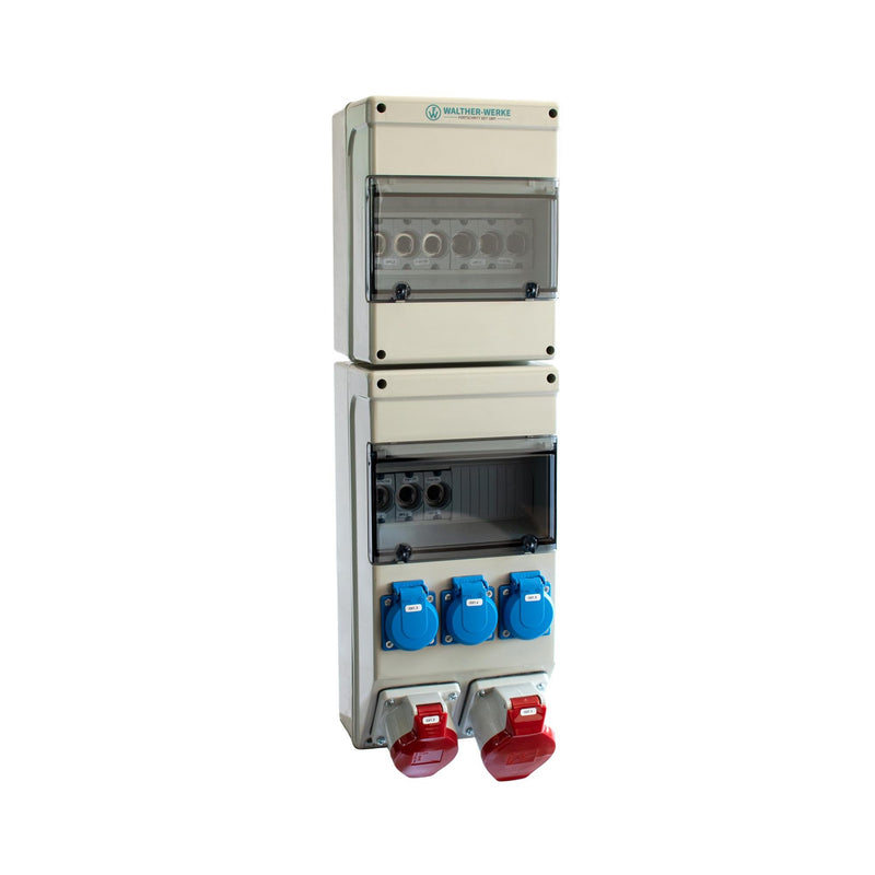 Walther Werke - CEE-Steckdosen-Kombination (IEC 60309) Kunststoff-Steckdosenkombi 6993006 IN: 63A
