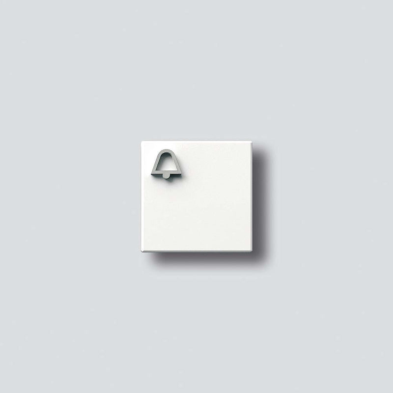 Siedle&Söhne - Zubehör/Ersatzteile für Türkommunikation Taste m.Glockensymbol ws 200029810-00 f.TM/BTM612-4/650-04 − 1 Stück