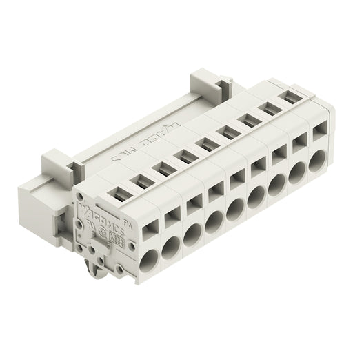 WAGO - Kabelsteckverbinder für Leiterplattensteckverbinder 1-Leiter-Stiftleiste 721-609/018-000 CAGECLAMP,2,5mm²,lgr − 50 Stück