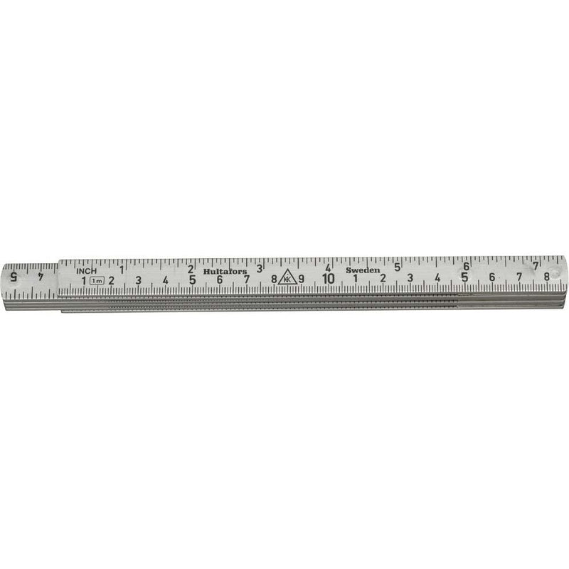 Hultafors - Gliedermaßstab Holzgliedermassstab A61-1-6 -mm/Zoll- 1m − 5 Stück