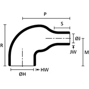 HellermannTyton - Aufteilkappe Warmschrumpfformteil 1108-1-G PO-X BK 3:1, schwarz