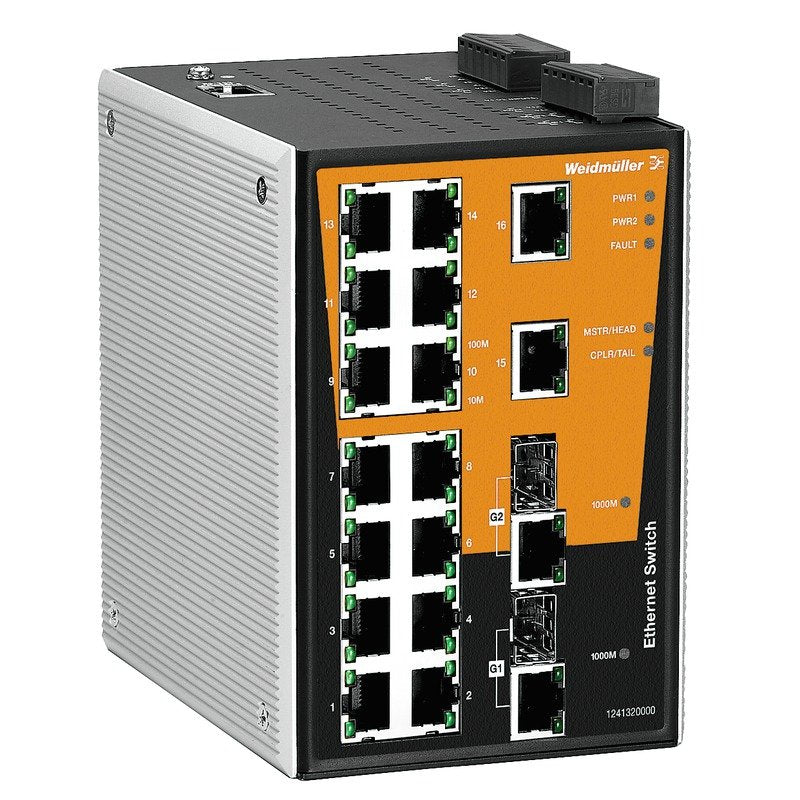 Weidmüller - Netzwerk Switch Netzwerk-Switch IE-SW-PL18M-2GC-16TX