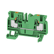 Weidmüller - Durchgangs-Reihenklemme A2C 4 GN PUSH IN, 4 mm² − 100 Stück